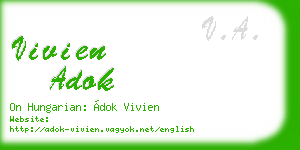 vivien adok business card